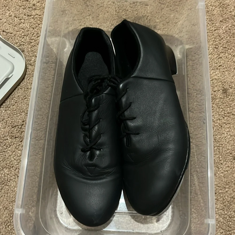 Bloch Ladies Tap-Flex Leather Tap Shoes Size 7.5 - Picture 3 of 4